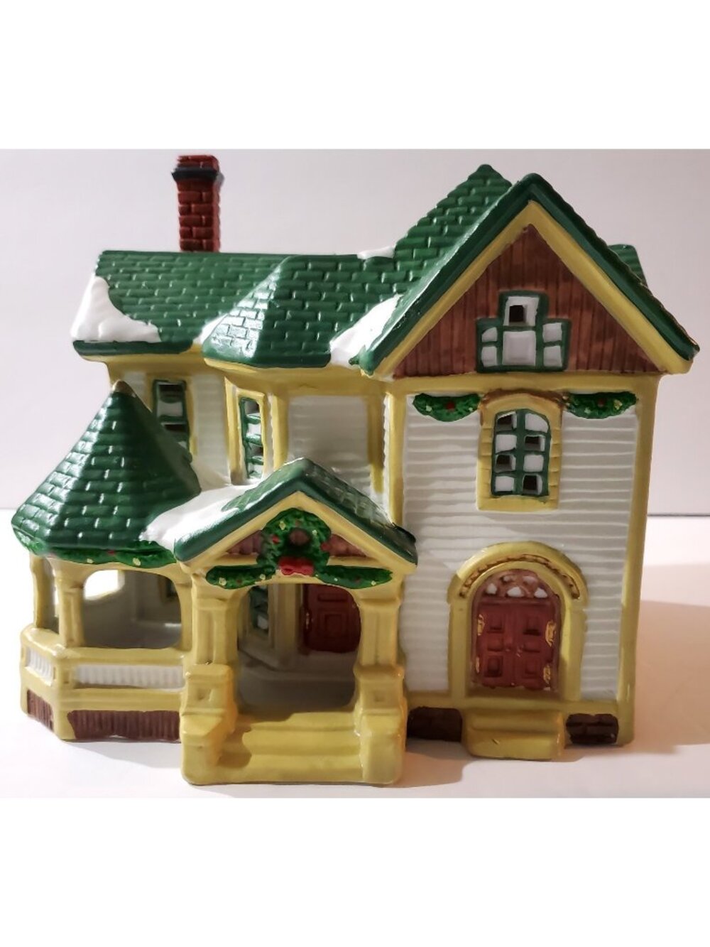 Dickens VICTORIAN HOUSE Christmas Village building Owell farmhouse gazebo turret